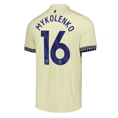 Everton Vitaliy Mykolenko #16 Vieraspaita 2025-26 Lyhythihainen Everton Vitaliy Mykolenko #16 Vieraspaita 2025-26 Lyhythihainen